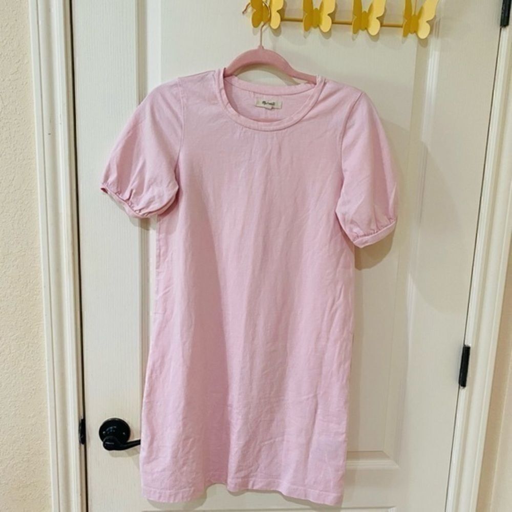 Madewell‎ Puff sleeve pullover cotton  Dress
